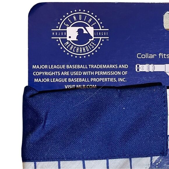 Pets First MLB Dog Collar Bandana MLB Chicago Cubs Size L/XL NWT - Picture 7 of 7